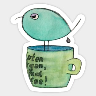 Good morning, first coffee! Sticker